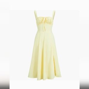 Commense Light Yellow Midi Dress